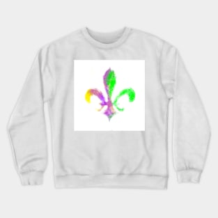 Mardi Gras Fleur de Lis Crewneck Sweatshirt